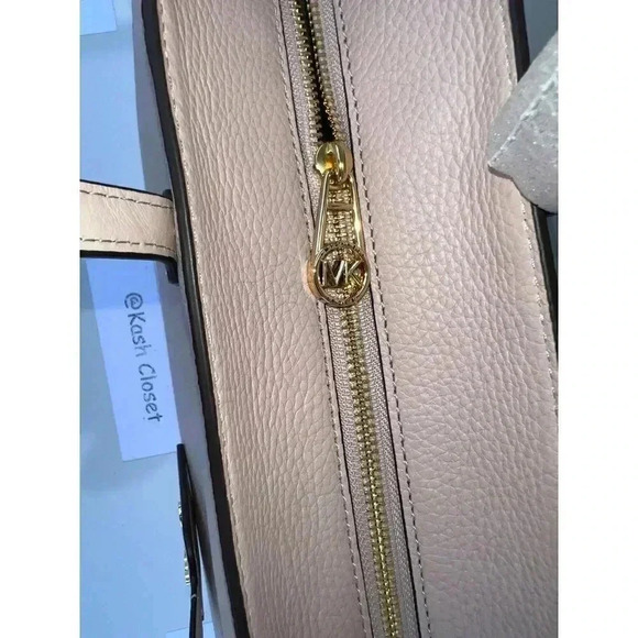 Michael Kors Sinclair Tote Bag Large Pebbled Leather Soft Pink - Picture 11 of 11